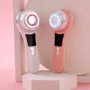 Aparelho de Rejuvenescimento LED Vermelho / Azul Massageador Facial Portátil Recarregável