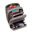Bolsa Feminina Transversal Porta Celular 3 Divisórias Social