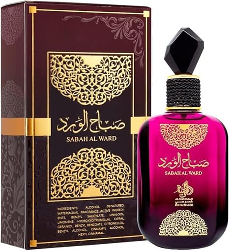 Sabah Al Ward Al Wataniah Perfume Árabe Feminino Eau de Parfum100ml